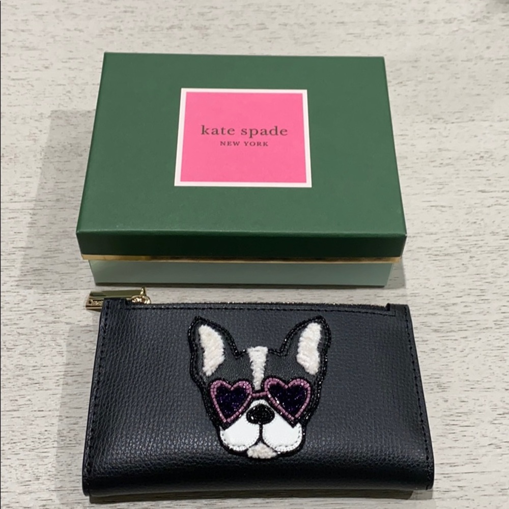 Kate Spaded Beaded Francois Slilm Bilfold Wallet